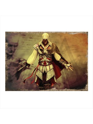 Cakasepetim Ahşap Tablo Assassin's Creed