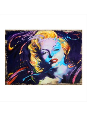 Cakasepetim Ahşap Tablo Marilyn Monroe