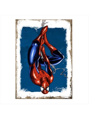 Cakasepetim Ahşap Tablo Örümcek Adam - Spider Man