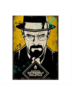 Cakasepetim Ahşap Tablo Breaking Bad Extremely Volatile