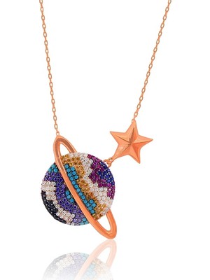 Söğütlü Silver Gezegen Kolye Sgtl3058