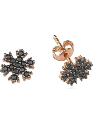 Glorria Gümüş Kar Tanesi Küpe