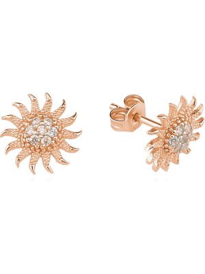 Glorria Gümüş Güneş Küpe