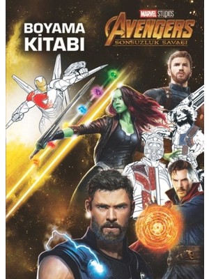 Marvel Avengers Sonsuzluk Savaşı Boyama Kitabı