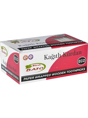 Sira Bato Kağıtlı Kürdan Ekonomik