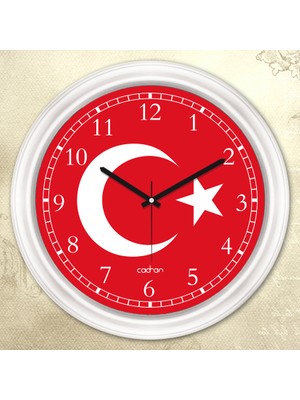 Cadran Fashion Clock Dekoratif Camlı Duvar Saati