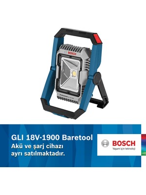 Bosch Professional GLI 18V-1900 Akülü El Feneri Baretool