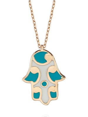 Glorria Gümüş Fatmanın Eli Kolye