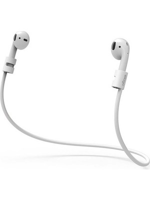 Elago Apple Airpods Strap Kulaklık Ektsra Boyun Askısı - White