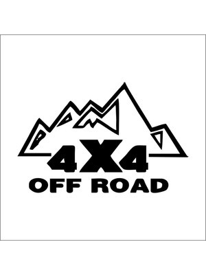 4X4 Kaliteli OFF Road Stickerı