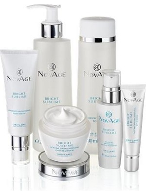 Oriflame NovAge Bright Sublime Jel Temizleyici İçeren  Cilt Bakım Seti