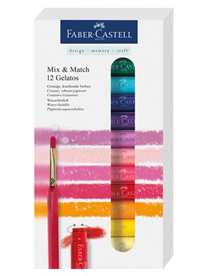 Faber-Castell Gelato Mum Boya Karışık renkler 12 renk