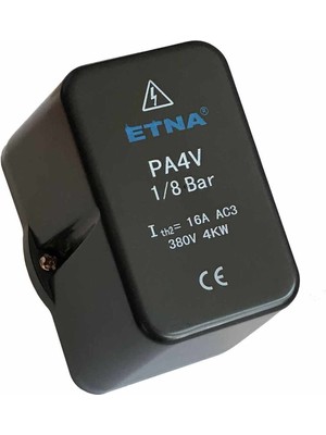 Etna Basınç Kontrol Şalteri (Otomatiği)  1/8 Bar 1/2" Bağlantılı