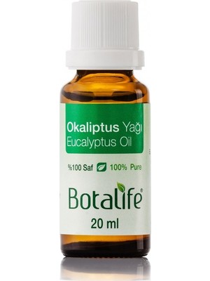 Botalife %100 Saf Doğal Okaliptus Yağı(eucalyptus globulus) 20 ml