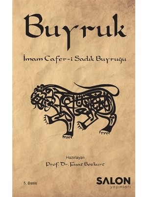 Buyruk - İmam Cafer-i Sadık Buyruğu