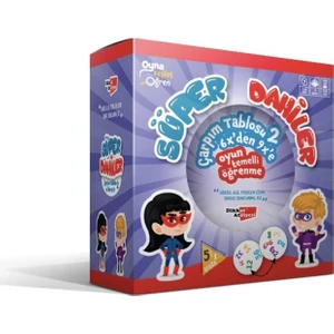 Süper Dahiler :Çarpım Tablosu 2 (6X’Den 9X’E)