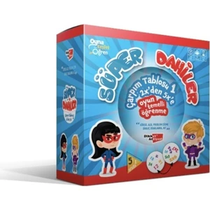 Süper Dahiler Seti:Çarpım Tablosu 1 (2X’Den 5X’E)