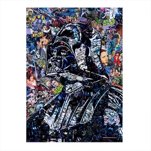 Ahşap Tablo Star Wars Darth Vader