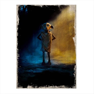 Ahşap Tablo Harry Potter Dobby