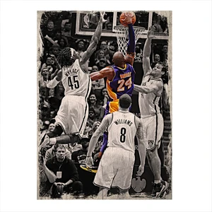 Ahşap Tablo Nba Basketbol