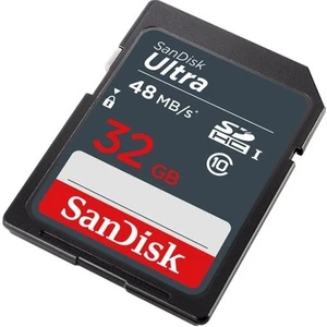 SanDisk Ultra SDHC 32GB 48MB/s Class 10 UHS-I Hafıza Kartı SDSDUNB-032G-GN3IN