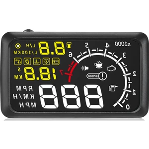 HUD X3 5.5 İnç Head Up Display OBD Araç Bilgisi Cam Yansıtma Cihazı
