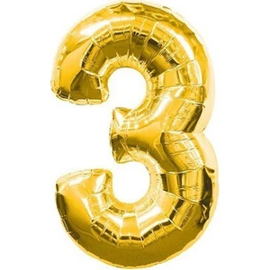 GraboGold Folyo Balon 3 Rakamı