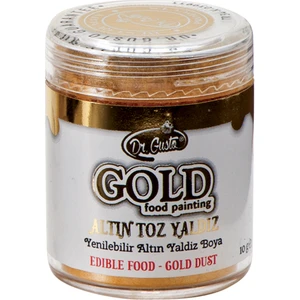 Dr. Gusto Gıda Boyası Metalik Toz Altın 10 GR