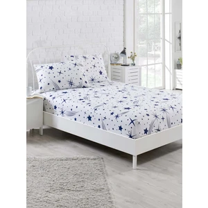 Enlora Home Pes Lastikli Çarşaf Seti Tek Kişilik Halley Beyaz