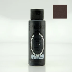 Akrilik Ahşap Metalik Boya 70 ml Siyah