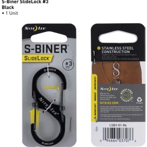 S-Biner SlideLock #3-Black Biner