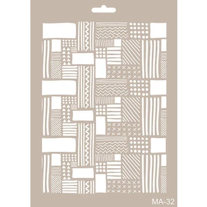 MA32 Cadence Mix Media Stencil Şablon 21x29 cm