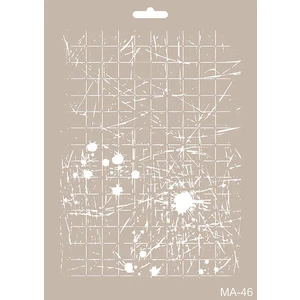 MA46 Cadence Mix Media Stencil Şablon 21x29 cm