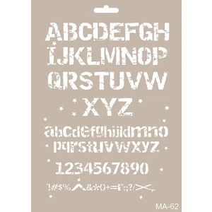 MA62 Cadence Mix Media Stencil Şablon 21x29 cm