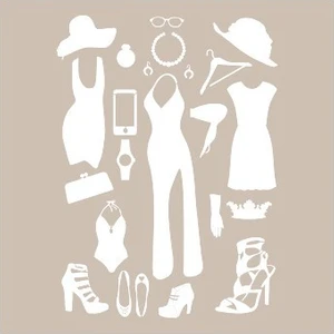 AS546 Stencil Şablon 21x29 cm