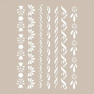 AS402 Stencil Şablon 21x29 cm