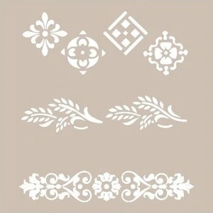 AS413 Stencil Şablon 21x29 cm