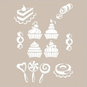 AS441 Stencil Şablon 21x29 cm