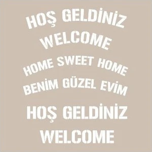 AS442 Stencil Şablon 21x29 cm