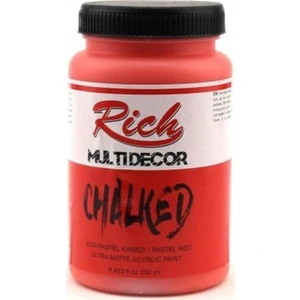 Multi Decor Chalked Akrilik 250ml N:4530 Pastel Kırmızı