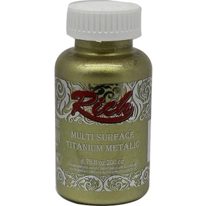 Multi Surface Titanium Metalic Akrilik Boya 200cc N:2514 Soft Altın