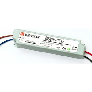 Led Trafosu 12VDC 3A IP67 - MSWP-3612