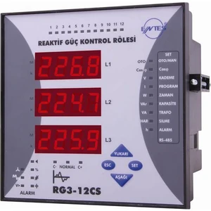 Reaktif Güç Kontrol Rölesi 3P RG3-12CS