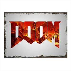Ahşap Tablo Doom