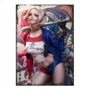 Ahşap Tablo Harley Quinn