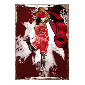 Ahşap Tablo Derrick Rose