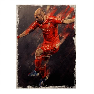 Tablomega Ahşap Tablo Arjen Robben