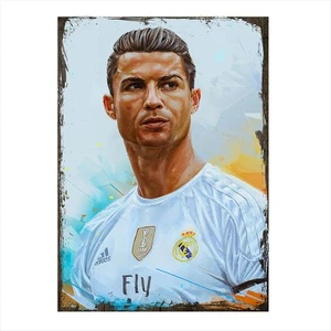 Tablomega Ahşap Tablo Cristiano Ronaldo