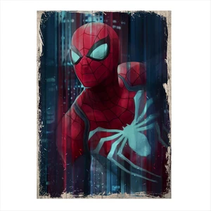 Ahşap Tablo Spider Man Örümcek Adam