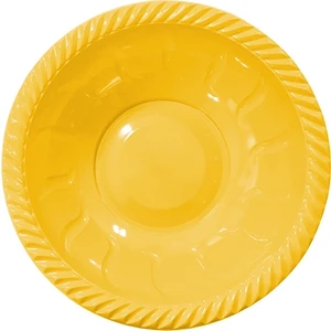 Roll Up Yuvarlak Sarı Plastik Kase